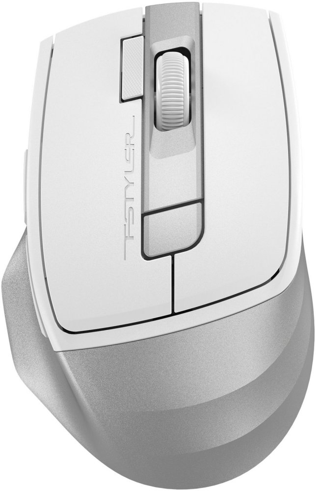 Мышь A4Tech Fstyler FG45CS Air2 белый/серебристый оптич. 2000dpi silent беспров. USB для ноутбука 7b