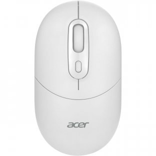 Мышь Acer OMR301 белый оптическая (1600dpi) беспроводная BT/Radio USB (4but)