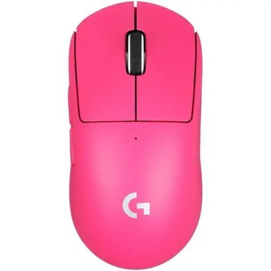 Мышь беспроводная Logitech G Pro X Superlight розовый оптическая 25600dpi USB 4but (910-005960)