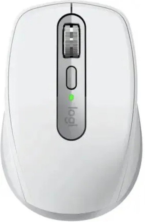 Мышь беспроводная Logitech MX Anywhere 3S 910-006936 Bluetooth/Радио, оптическая, USB, USB-C, 8000dpi, светло-серый