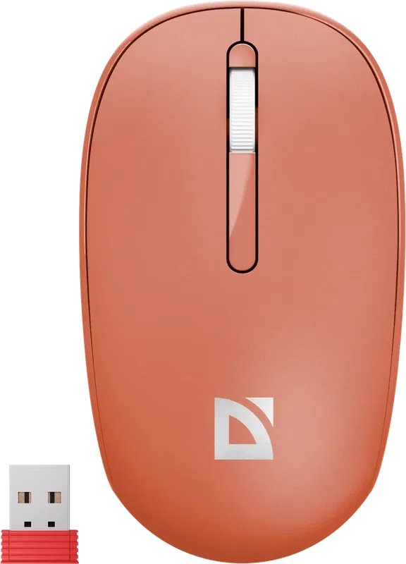 Мышь DEFENDER Smart MM-396 Крас,3к,2.4G+BT,500мАч,1600dpi (52398)