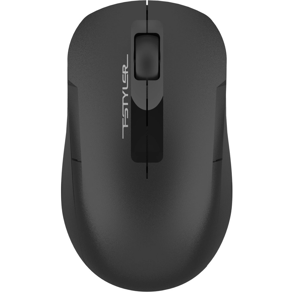 Мышь A4Tech Fstyler FG15CS Air2 черный оптич. 1200dpi silent беспров. USB для ноутбука 3but (FG15CS