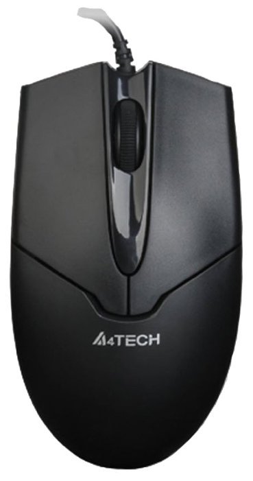 Мышь A4Tech V-Track Padless OP-550NU Black, оптическая,1000dpi, 2кн, USB