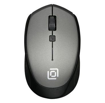 Мышь Oklick 488MW серый/черный