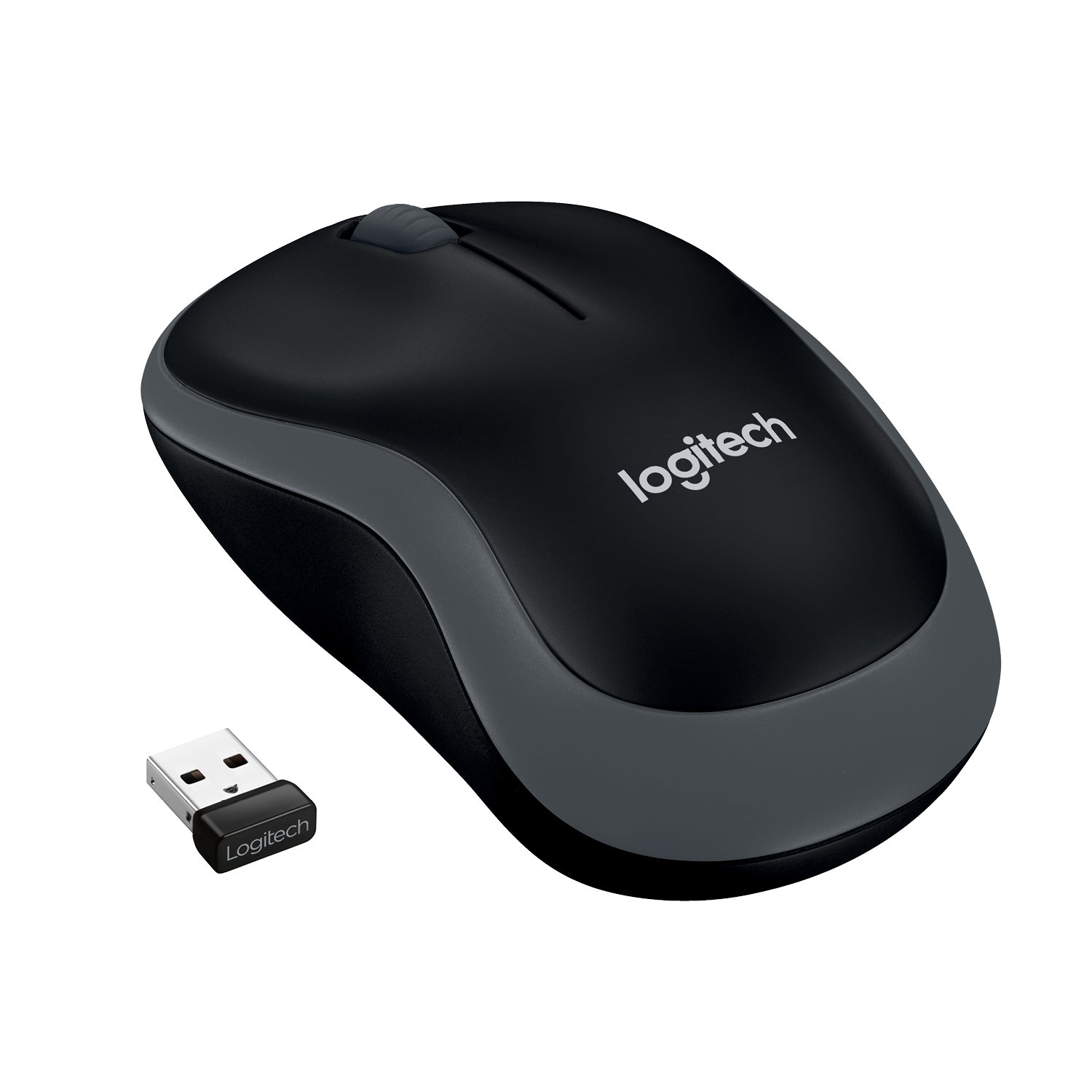 Мышь LOGITECH M185 (910-002252) черный/серый