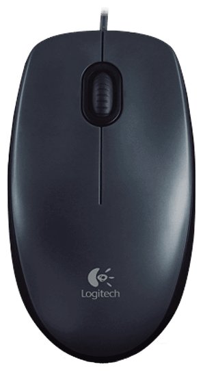 Мышь Logitech M100 (910-005006) USB Optical Wired Dark Grey