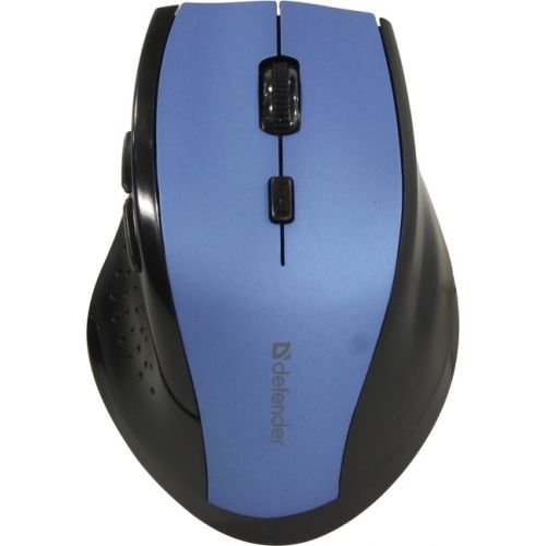 Мышь DEFENDER Accura MM-365 Blue, Wireless, 6 кн., 1600 dpi, USB (52366)
