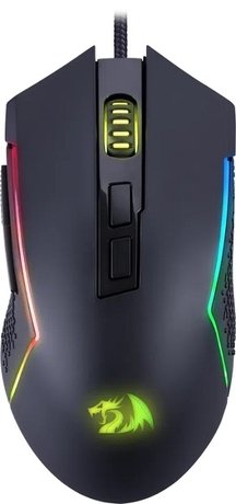 Мышь игровая REDRAGON Trident Lite черная,RGB,7кн,8000dpi