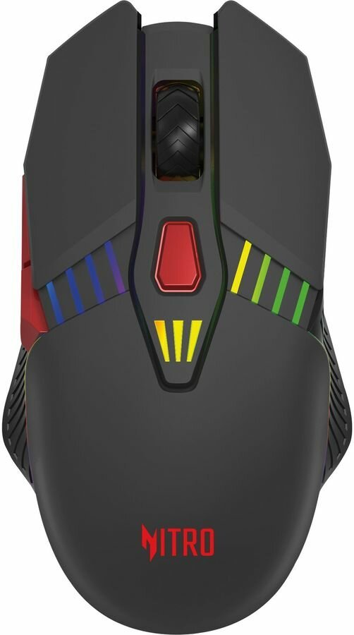Мышь беспроводная Acer Nitro OMR305 (ZL.MCECC.020) черный (3200dpi) BT/Radio USB (6but)