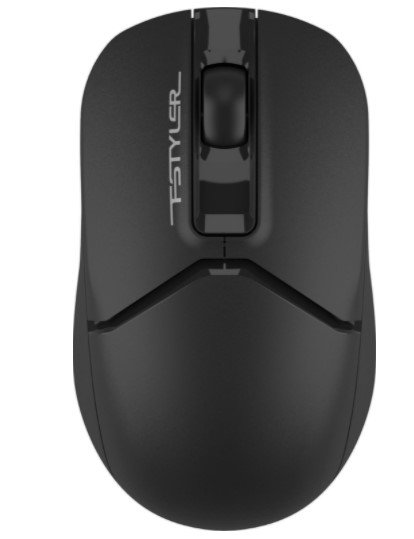 Мышь A4Tech Fstyler FG12 черный оптическая (1200dpi) беспроводная USB (3but)