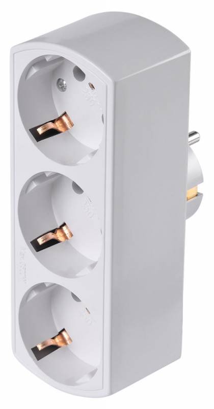 Сетевой разветвитель Buro BU-PS3G-W (3 розетки) белый