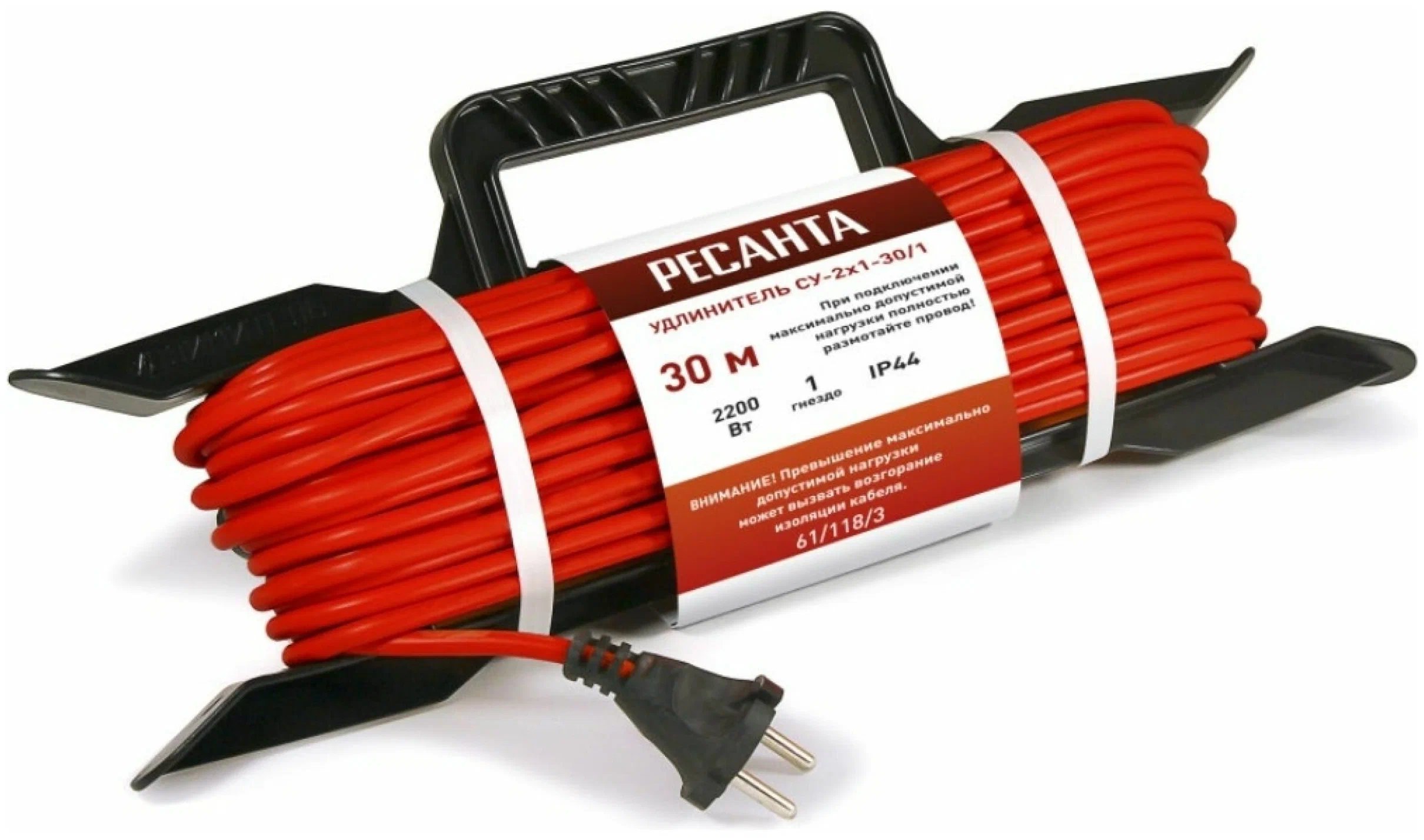 Удлинитель силовой Ресанта СУ-2х1-30/1 (IP44) на раме
