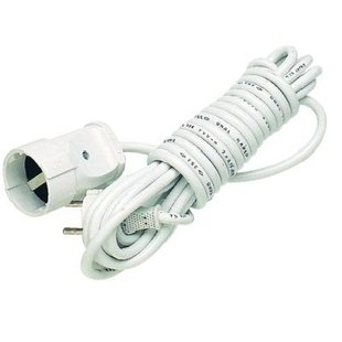 Удлинитель MAKEL 10071 1 гн 5 м б/з черн.