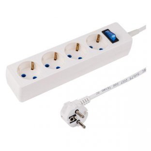 Сетевой фильтр PROCONNECT Standard 11-7231, 5м белый