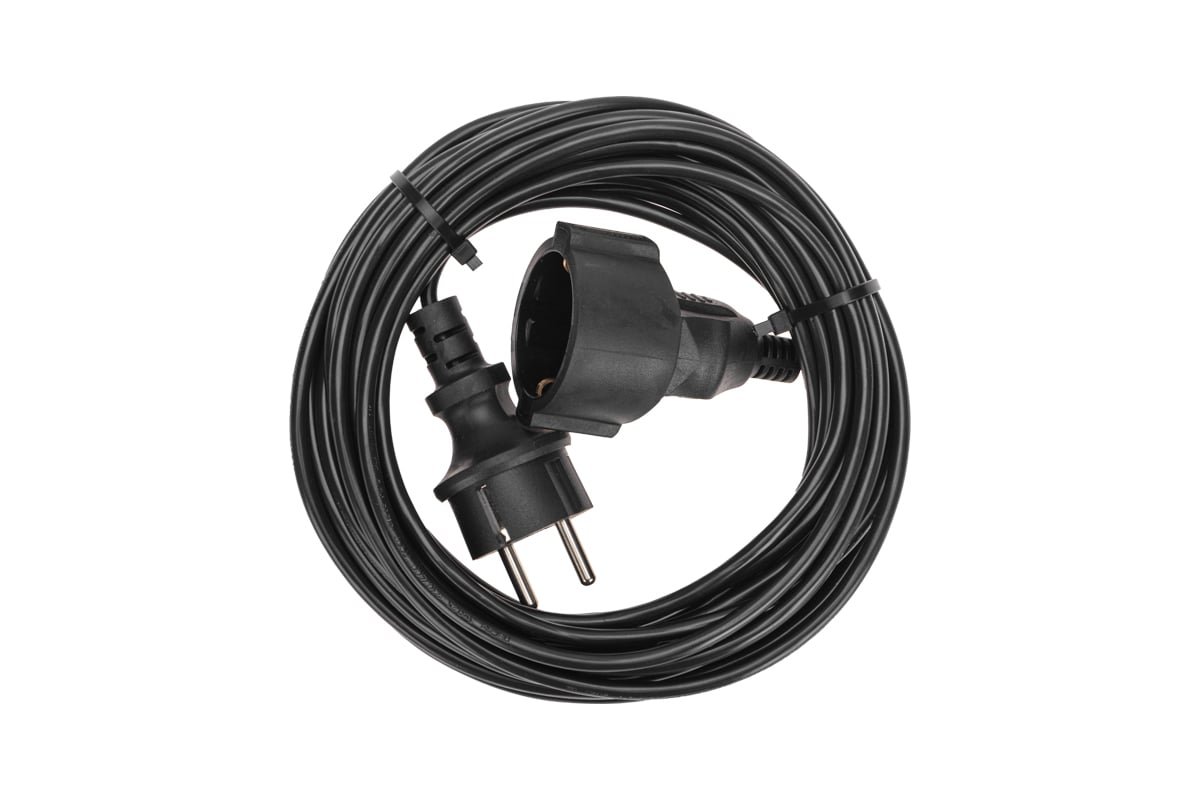 Удлинитель силовой PROconnect PROc-Uc 13-4909 2x0.75кв.мм 1розет. 10м ПВС 6A без катушки черный