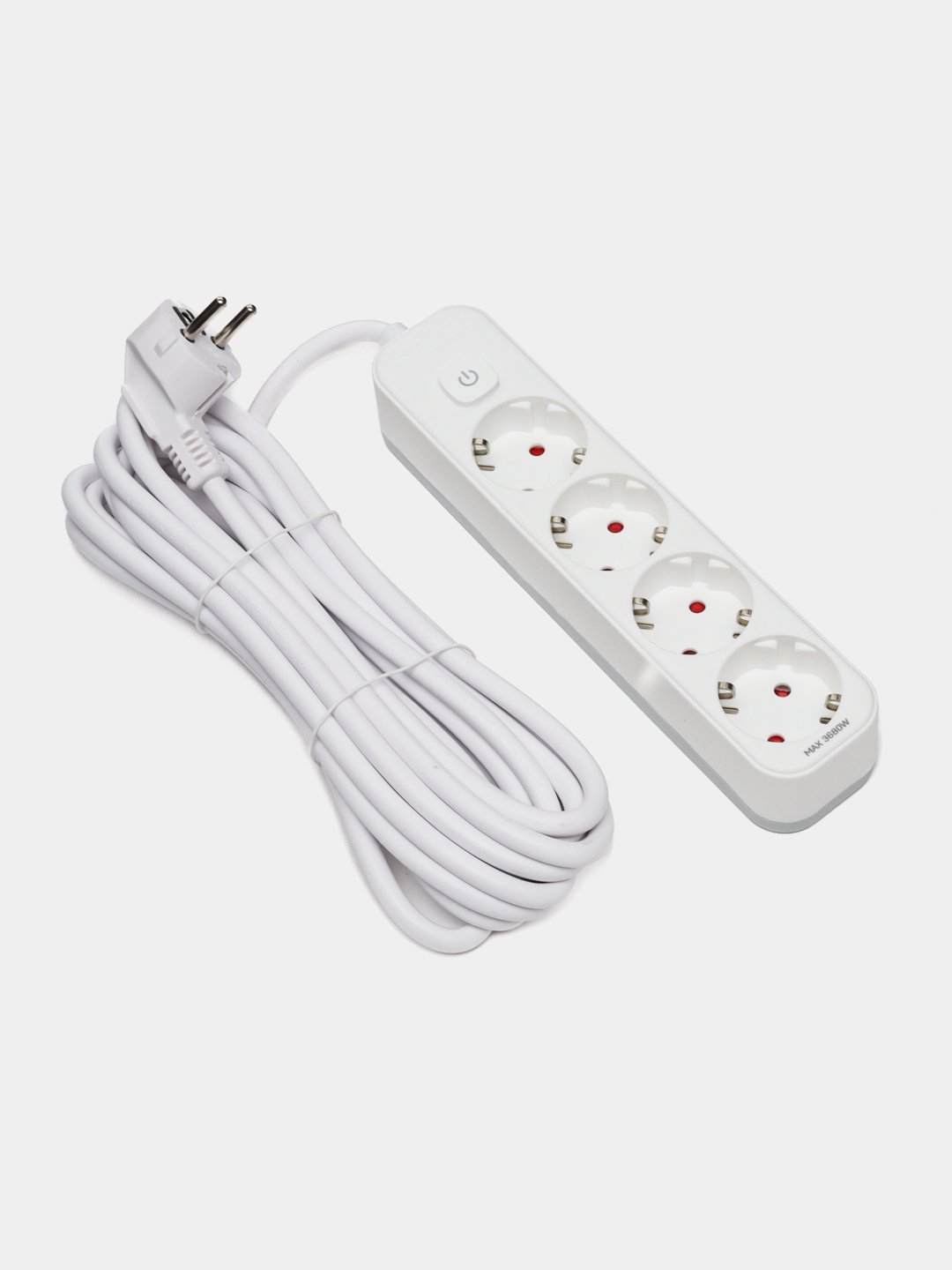 Сетевой фильтр Deli ET436 5м (4 розетки) белый