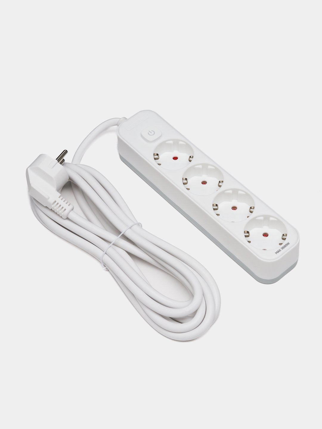 Сетевой фильтр Deli ET435 3м (4 розетки) белый