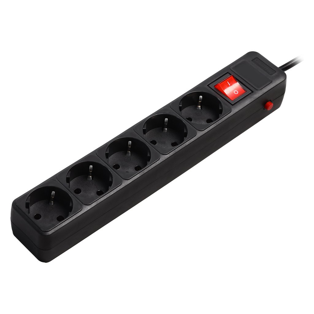Сетевой фильтр Smartbuy SBSP-5-30-K черный