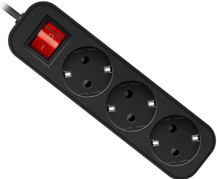Сетевой фильтр DEFENDER G330 3.0 м, 3 розетки (99334)