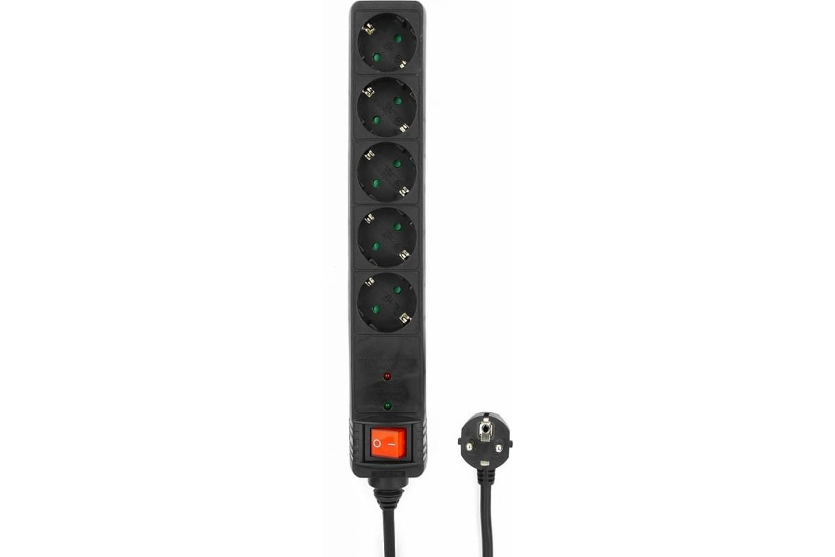 Сетевой фильтр Energenie SPG5-C-15 4.5m 16А. черный