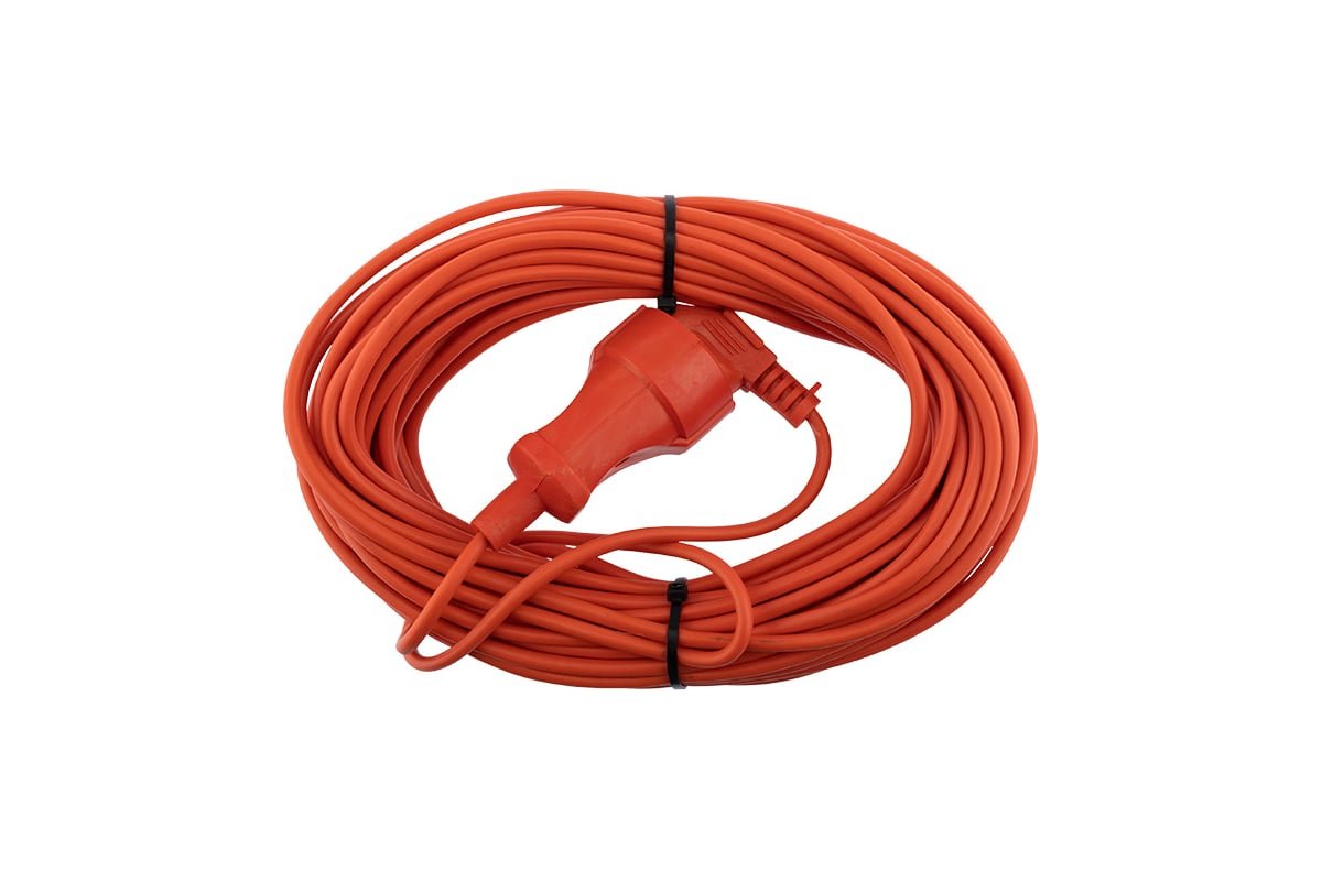 Удлинитель силовой PROconnect PROc-Uc 11-7106 2x0.75кв.мм 1розет. 20м ПВС 6A без катушки оранжевый