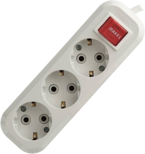 Удлинитель Makel MGP212 3 гн 2 м сз вкл.