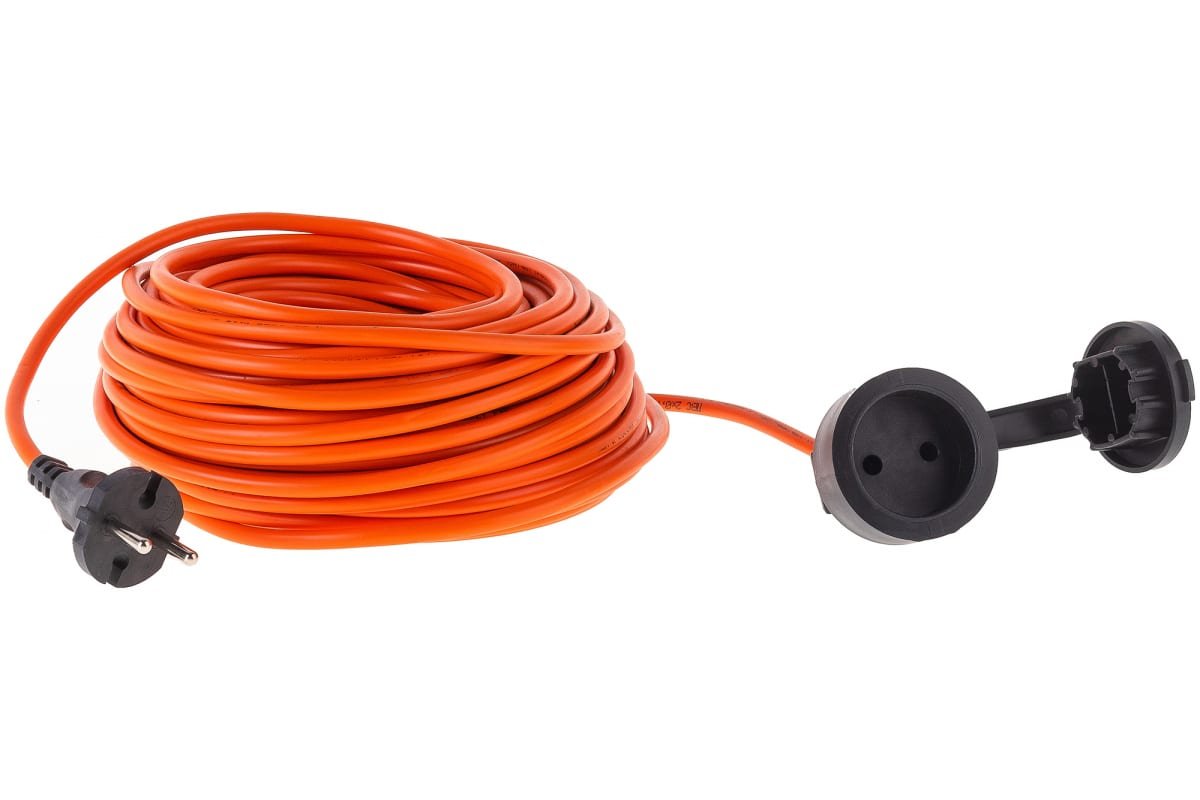 Удлинитель Gigant PE-027 шнур б/з ПВС 2х0,75 6A 30м IP 44