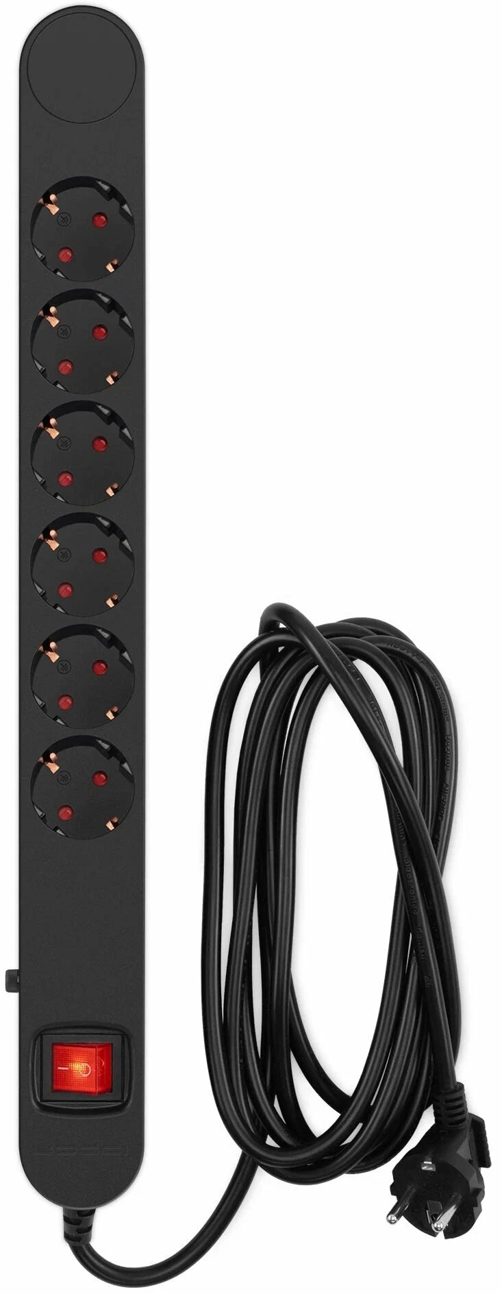 Сетевой фильтр Ippon NF-EU-3-16 3м 6 розеток черный (коробка)