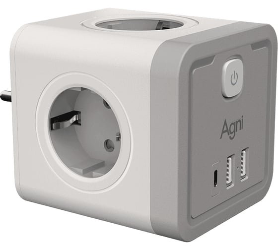 Разветвитель AGNI TP-WJ3U4E-C-white
