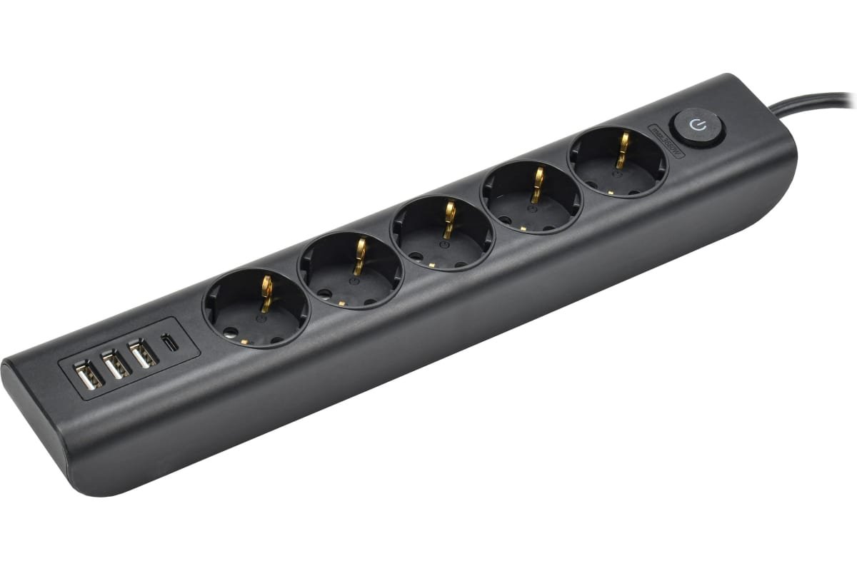 Удлинитель Iek WYP12-16-05-02-ZKU-K01 Modern белый