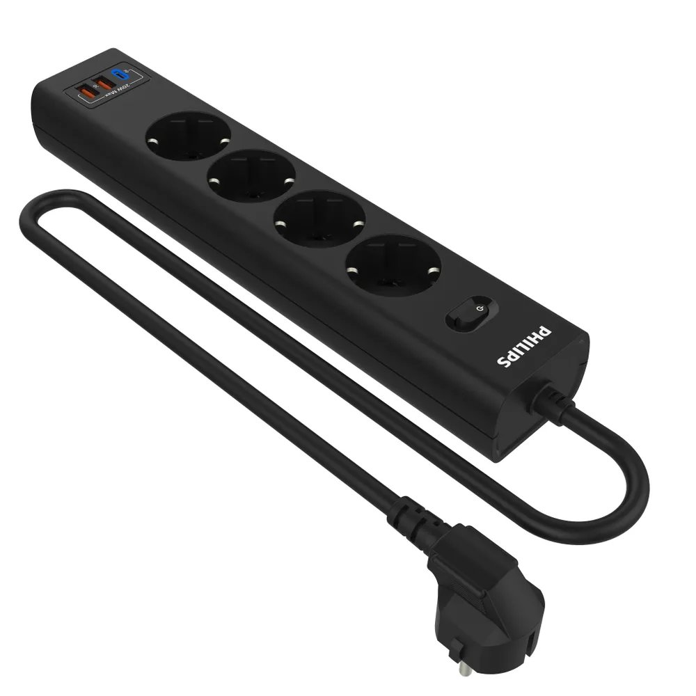 Сетевой фильтр Philips CHP4346BC/51 черный