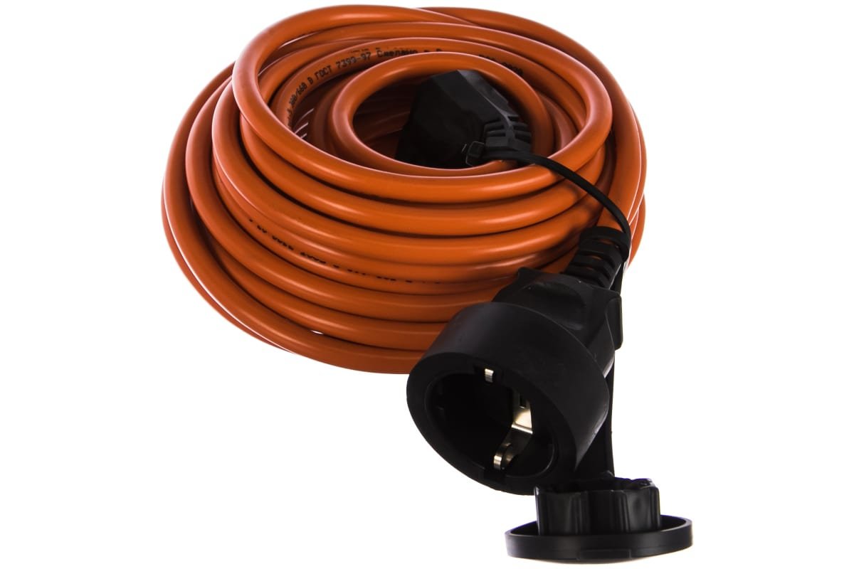 Удлинитель Gigant PE-015 шнурс/з ПВС 3х1,5 16A 10м IP 44
