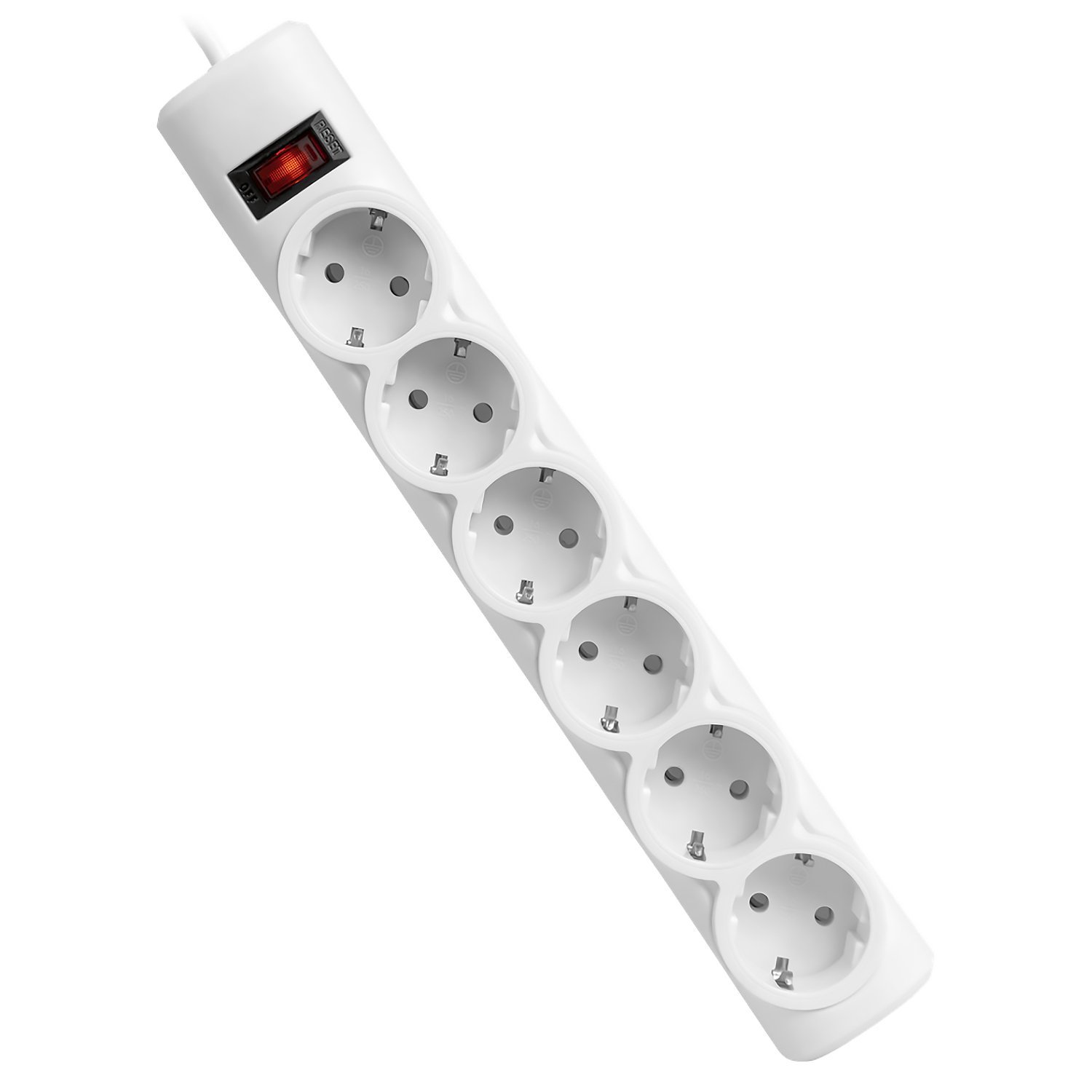 Сетевой фильтр Defender DFS151, ПВС 3*1,0 мм2 (white) (202863)