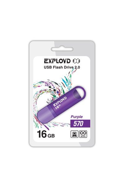 USB-флешка Exployd 16GB-570 пурпур