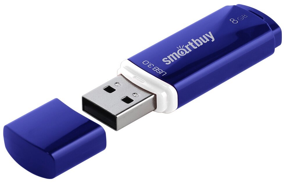 USB-флешка Smartbuy Crown (SB8GBCRW-Bl) 8Gb USB3.0 Blue