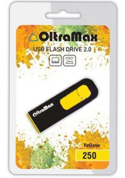 USB-флешка Oltramax OM 8GB 250 желтый