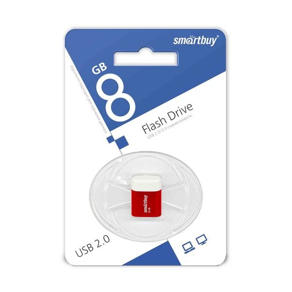 USB-флешка Smartbuy 8GB Lara Red SB8GBLara-R
