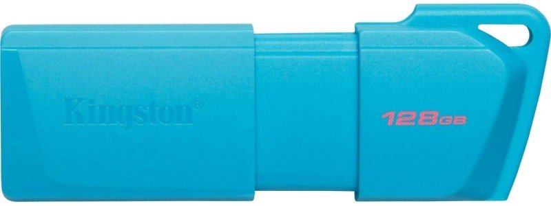 USB-флешка Kingston Exodia M 128GB USB 3.2 DT DTXM Neon Aqua Blue (KC-U2L128-7LB)