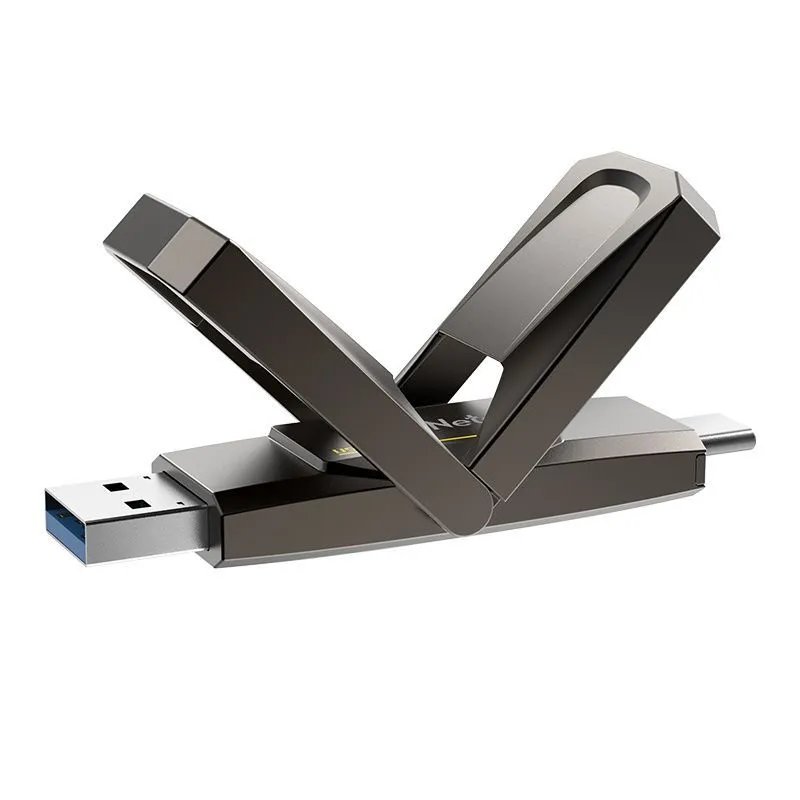 USB-флешка Netac US5 512GB USB3.2 серый (NT03US5C-512G-32TA)