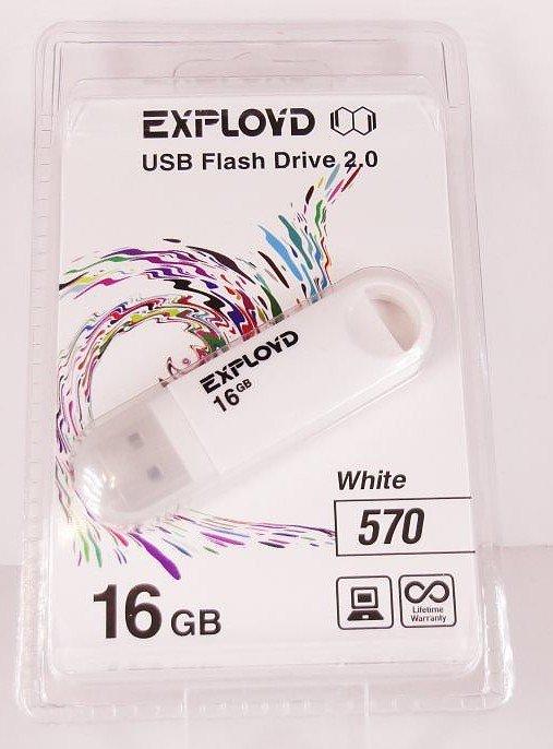 USB-флешка Exployd 32GB-570 (белый)