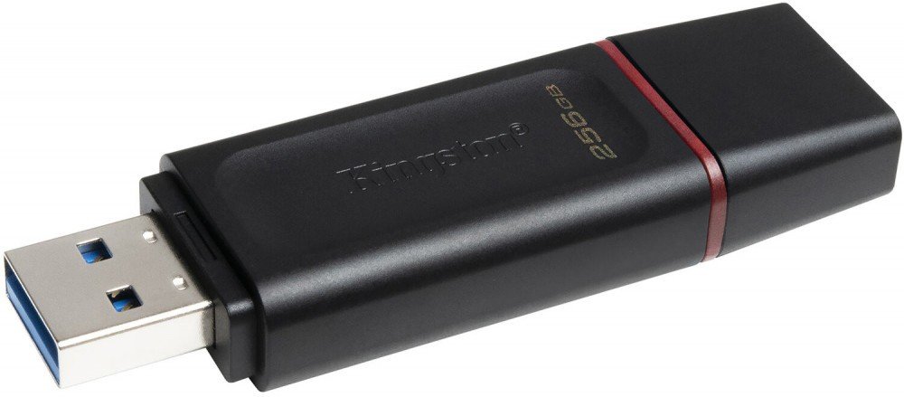 ДУБЛЬ USB-флешка Kingston 256Gb DataTraveler Exodia DTX/256GB USB3.1 черный/красный