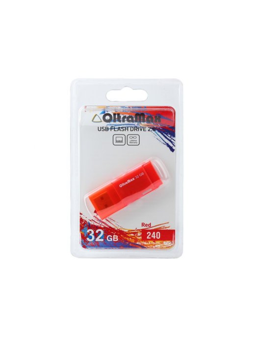USB-флешка Oltramax OM 32GB 240 красный