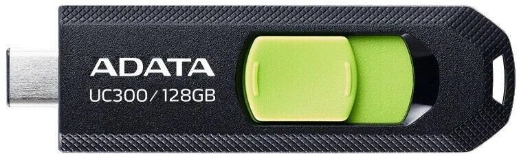 USB-флешка A-Data UC300 ACHO-UC300-128G-RBK/GN 128Gb Type-C USB3.2 черный/зеленый