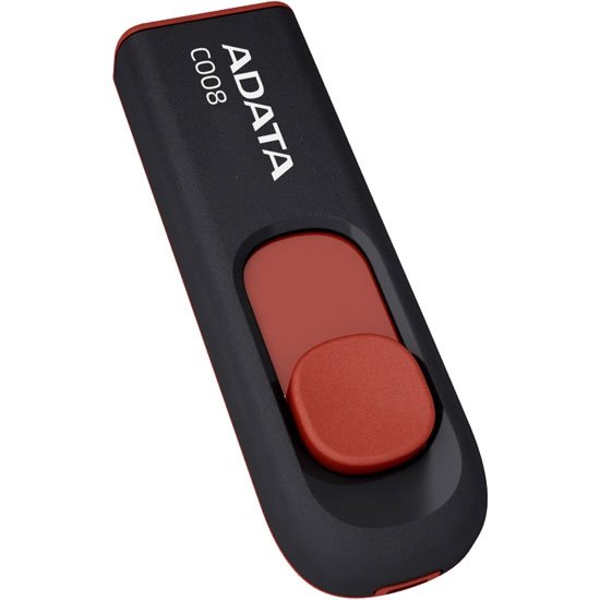 USB-флешка A-DATA AC008-64G-RKD 64GB Classic C008, USB 2.0, Черный