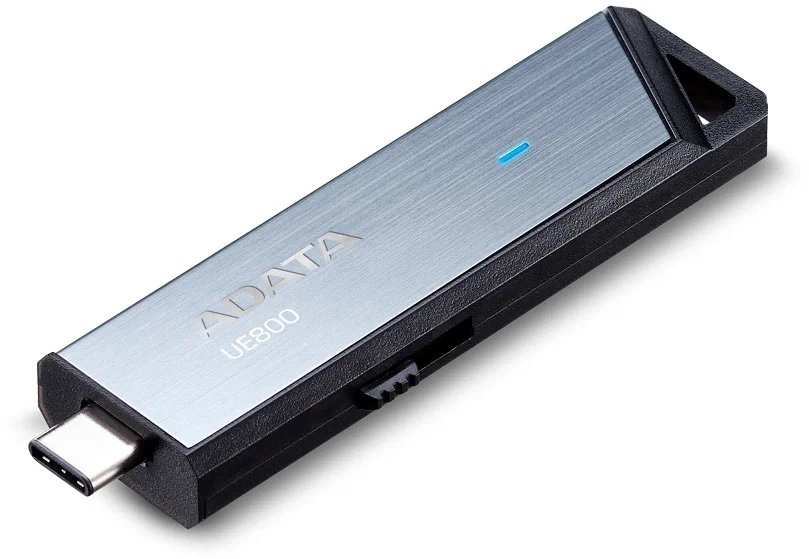 USB-флешка A-Data UE800 (AELI-UE800-256G-CSG) 256Gb Type-C G USB3.2 серебристый