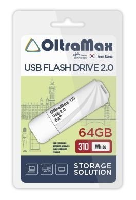 USB-флешка Oltramax OM 64GB 310 White