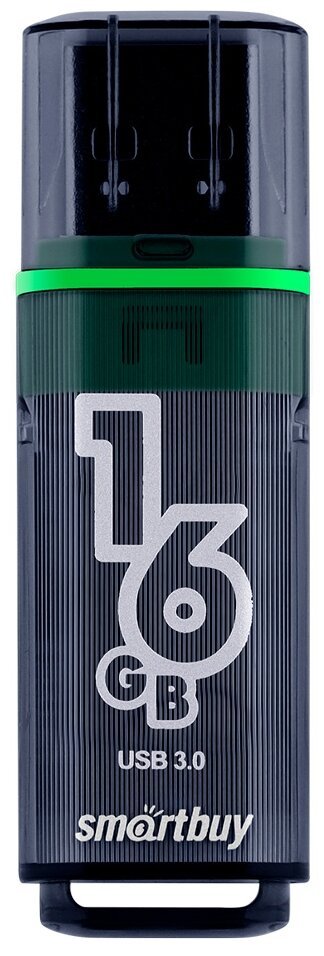 USB-флешка Smartbuy Glossy series (SB16GBGS-DG) USB 3.0/16GB/Dark Grey