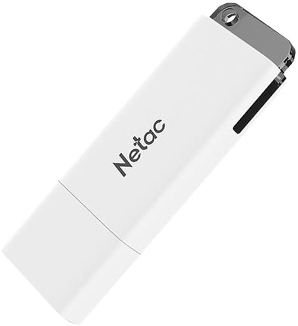 USB-флешка Netac U185 8GB белый (NT03U185N-008G-20WH)