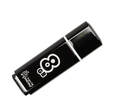 USB-флешка Smartbuy 8Gb Glossy series Black SB8GBGS-K