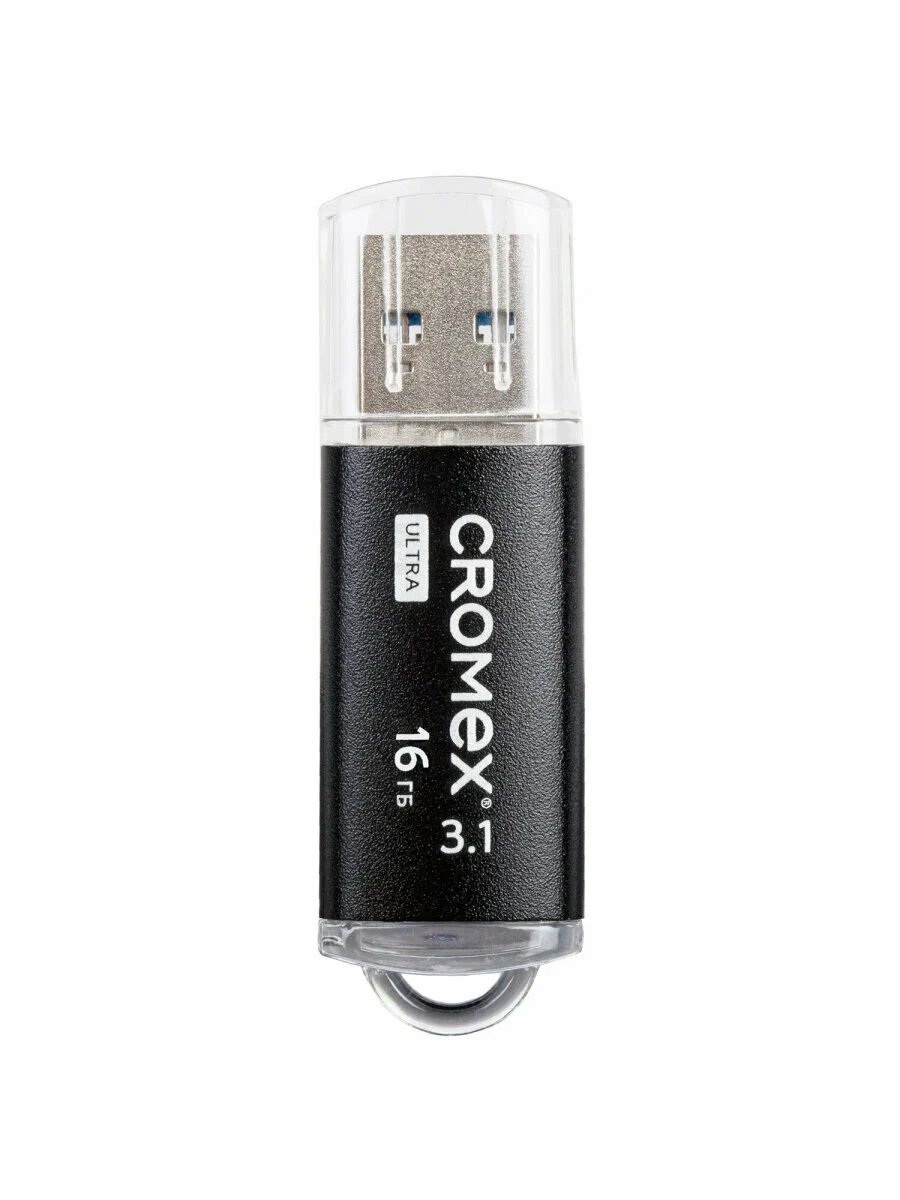 USB-флешка CROMEX 514162 Ultra 16Gb USB 3.1, металлический корпус, черный